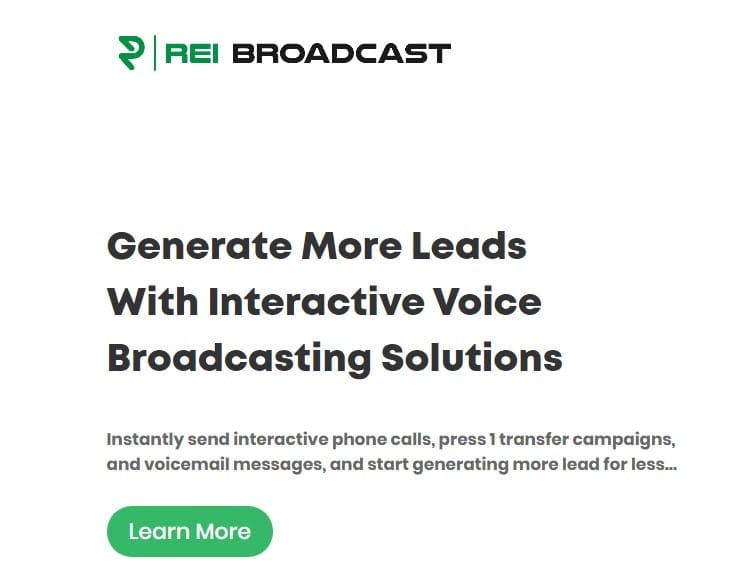 REI Broadcasting for Real Estate